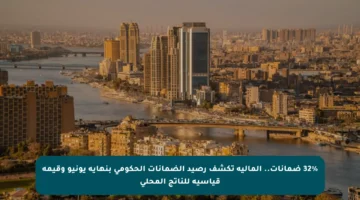 32% ضمانات.. المالية تكشف رصيد الضمانات الحكومي بنهاية يونيو وقيمة قياسية للناتج المحلي